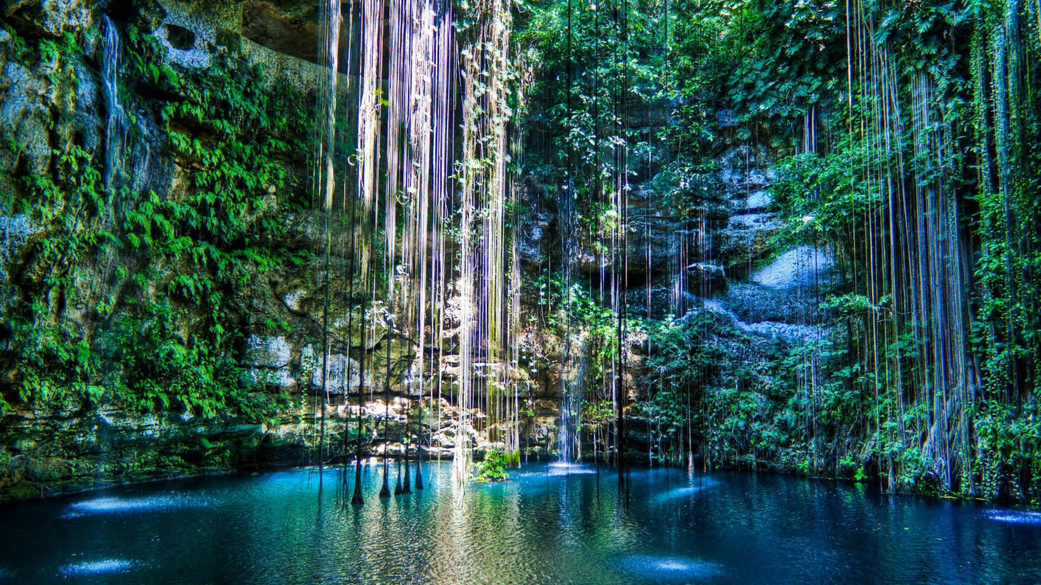Expedicion de aventura Cenotes de santa barbara Homun 